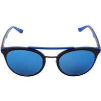 Police Unisex Sunglasses - Gun Metal Pilot Frame Blue Lens | POLICE SPL491 92EB ,