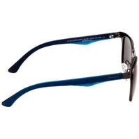 Police Unisex Sunglasses - Gun Metal Square Frame Blue Lens | POLICE SPL356 K53B ,