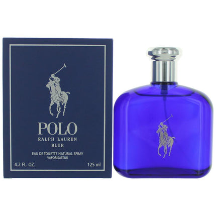 Polo Blue by Ralph Lauren, 4.2 oz Eau De Toilette Spray for Men ,