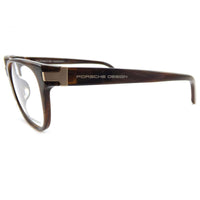 Porsche Men's Eyeglasses - Demo Lens Brown Frame Rectangular | P8250-L-55-18-140 ,