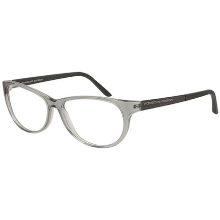 Porsche Women's Eyeglasses - Graphite Green Plastic Oval Frame | PORSCHE P8246 B ,