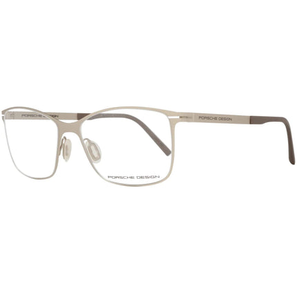 Porsche Women's Eyeglasses - Lite Gold Metal Rectangular Frame | PORSCHE P8262 C ,