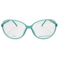 Porsche Women's Eyeglasses - Lite Green Plastic Butterfly Frame | PORSCHE P8279 D ,
