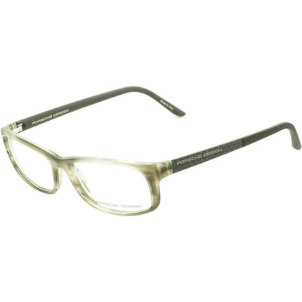 Porsche Women's Eyeglasses - Olive Full Rim Rectangular Frame | PORSCHE P8243 D ,