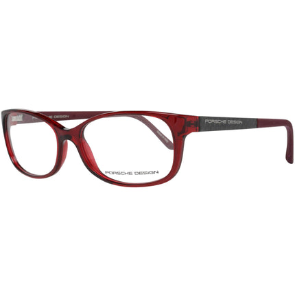 Porsche Women's Eyeglasses - Red Violet Plastic Frame Demo Lens | PORSCHE P8247 D ,