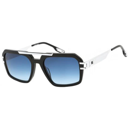 Porta Romana Men's Sunglasses - Black and Silver Frame | PORTA ROMANA 550 Silver ,