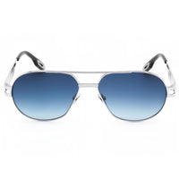 Porta Romana Men's Sunglasses - Blue Gradient Lens Aviator | PORTA ROMANA 501 Silver ,