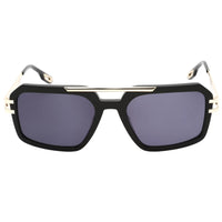 Porta Romana Men's Sunglasses - Grey Lens Square Shape Frame | PORTA ROMANA 550 Gold ,