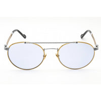 Porta Romana Unisex Sunglasses - Full Rim Silver Gold Aviator Frame | Mod. 12 12A4 ,