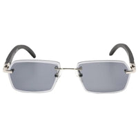 Porta Romana Unisex Sunglasses - Gray Lens Dood Grey and Silver Frame | 1955 600 ,