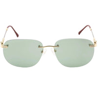Porta Romana Women's Sunglasses - Green Gradient Lens Oval Shape Frame | PR1009 100W ,