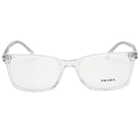 Prada Men' Eyeglasses - Crystal Plastic Frame Clear Demo Lens | 0PR 14WV 2AZ1O1 ,