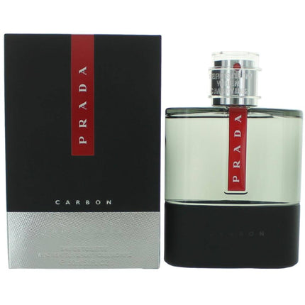 Prada Men's Eau De Toilette Spray - Luna Rossa Carbon , 5.1 oz ,