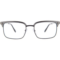 Prada Men's Eyeglasses - Black Matt Gun Square Full-Rim Frame | PRADA 0PR55VV 2781O155 ,