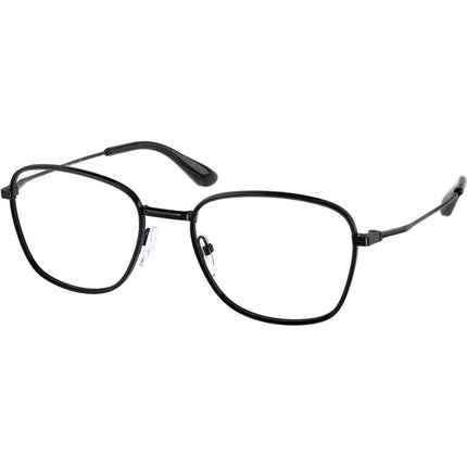 Prada Men's Eyeglasses - Black Square Full-Rim Metal Frame | PRADA 0PR 64WV 1AB1O150 ,
