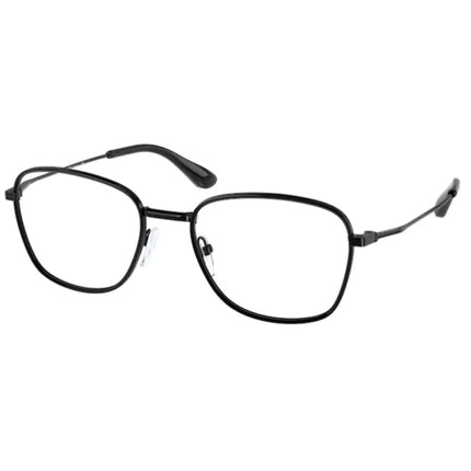 Prada Men's Eyeglasses - Black Square Full-Rim Metal Frame | PRADA 0PR 64WV 1AB1O152 ,