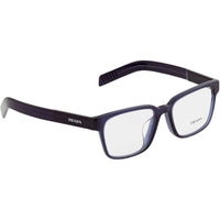 Prada Men's Eyeglasses - Blue Plastic Frame Demo Lens | PRADA 0PR 15WVF 08Q1O153 ,