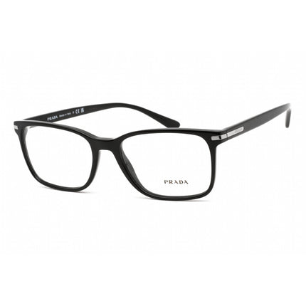 Prada Men's Eyeglasses - Clear Lens Black Plastic Rectangular Frame | 0PR 14WV 1AB1O1 ,