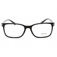 Prada Men's Eyeglasses - Clear Lens Black Plastic Rectangular Frame | 0PR 14WV 1AB1O1 ,
