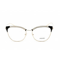 Prada Men's Eyeglasses - Clear Lens Cat Eye Shape Grey Metal Frame | PR62UV YEE1O1 ,