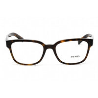 Prada Men's Eyeglasses - Clear Lens Tortoise Plastic Square Frame | 0PR 04YV 2AU1O1 ,