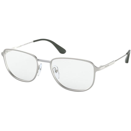 Prada Men's Eyeglasses - Conceptual Silver and Matt Silver | PRADA 0PR 58XV VIX1O154 ,