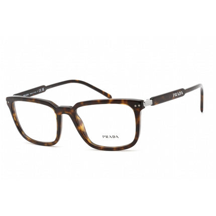 Prada Men's Eyeglasses - Dark Havana Rectangular Full-Rim Frame | 0PR 13YV 2AU1O1 ,