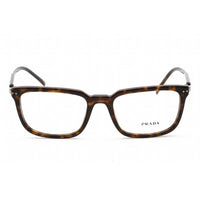 Prada Men's Eyeglasses - Dark Havana Rectangular Full-Rim Frame | 0PR 13YV 2AU1O1 ,