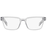 Prada Men's Eyeglasses - Full Rim Grey Crystal Plastic Rectangular | 0PR15WV U431O1 ,