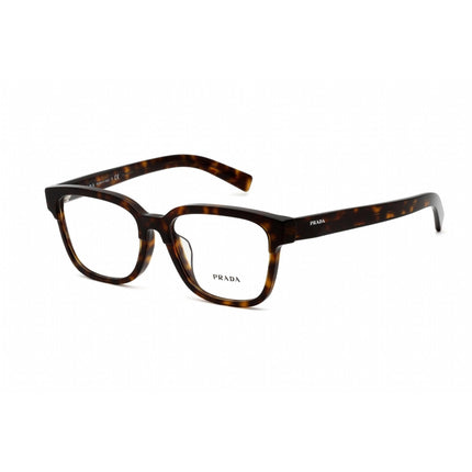 Prada Men's Eyeglasses - Full Rim Square Tortoise Plastic Frame | 0PR 04YVF 2AU1O1 ,