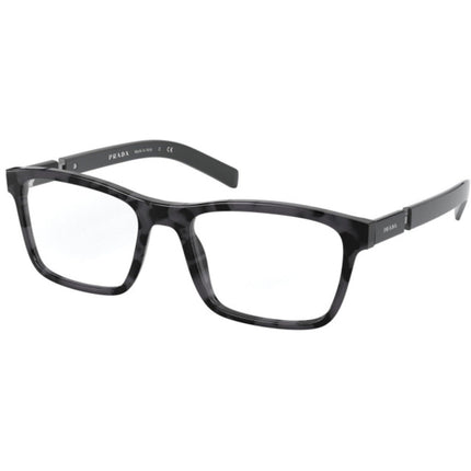 Prada Men's Eyeglasses - Grey Plastic Rectangular Frame | PRADA 0PR 16XV 08A1O1 ,