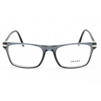 Prada Men's Eyeglasses - Grey Rectangular Plastic Full-Rim Frame | 0PR 01WV 01G1O1 ,