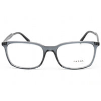 Prada Men's Eyeglasses - Grey/Light Blue Plastic Rectangular Frame | 0PR 13XV 01G1O1 ,