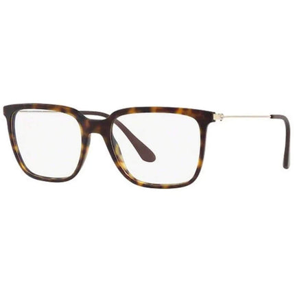 Prada Men's Eyeglasses - Havana Matt Plastic Square Frame | PRADA 0PR 17TV HAQ1O1 ,