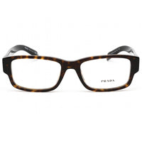 Prada Men's Eyeglasses - Havana Rectangular Plastic Frame Demo Lens | 0PR 07ZV 2AU1O1 ,