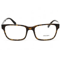 Prada Men's Eyeglasses - Havana Rectangular Plastic Frame Demo Lens | PR06UV 2AU1O1 ,