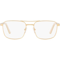 Prada Men's Eyeglasses - Heritage Gold Metal Pilot Frame | PRADA 0PR 53XV 5AK1O1 ,