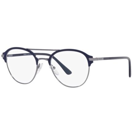 Prada Men's Eyeglasses - Matt Baltic/Gunmetal Pilot Frame | PRADA 0PR 61WV 02N1O151 ,