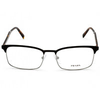 Prada Men's Eyeglasses - Matte Black/Gunmetal Metal Frame Clear Lens | PR54WV 02G1O1 ,