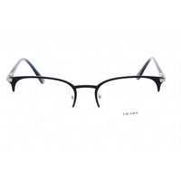 Prada Men's Eyeglasses - Matte Blue Metal Rectangular Shape Frame | 0PR 57YV 02N1O1 ,