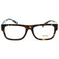 Prada Men's Eyeglasses - Tortoise Full Rim Frame Clear Demo Lens | 0PR 15YVF 23B1O1 ,