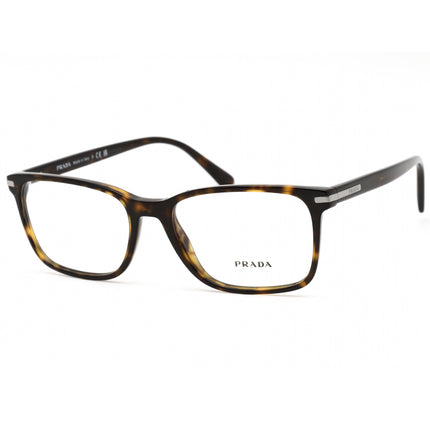 Prada Men's Eyeglasses - Tortoise Rectangular Frame Clear Demo Lens | 0PR 14WV 2AU1O1 ,