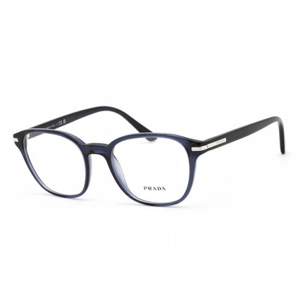 Prada Men's Eyeglasses - Transparent Blue Cat Eye Plastic Frame | 0PR 12WV 08Q1O1 ,