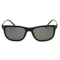 Prada Men's Sunglasses - Black Plastic Frame Polarized Green Lenses | 0PR 18YS 1AB03R ,