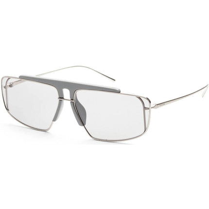 Prada Men's Sunglasses - Catwalk Silver/Grey Rubber Frame | PRADA 0PR 50VS 3004Q163 ,