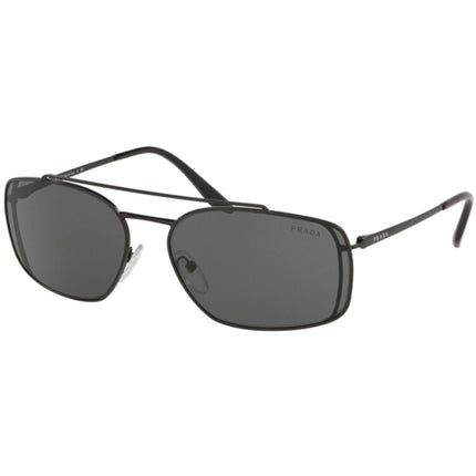 Prada Men's Sunglasses - Matt Black Full Rim Pilot Frame | PRADA 0PR64VS 1BO1A162 ,