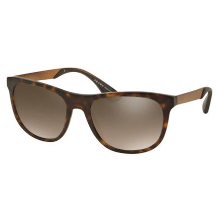 Prada Men's Sunglasses - Matt Havana Rectangular Frame | PRADA 0PR04SSF HAQ4O257 ,