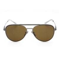 Prada Men's Sunglasses - Matte Gunmetal Frame Dark Brown Lens | 0PR 54ZS 16F01T ,