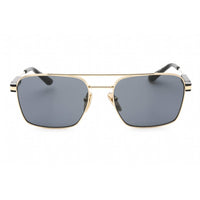 Prada Men's Sunglasses - Pale Gold Rectangular Frame Dark Grey Lens | 0PR 67ZS ZVN09T ,