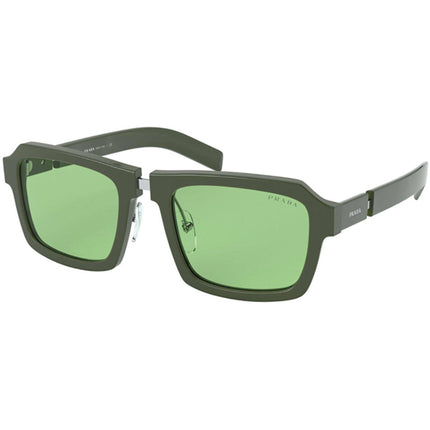 Prada Men's Sunglasses - Plastic Pillow Frame Green Lens | PRADA 0PR 09XS 5401G253 ,
